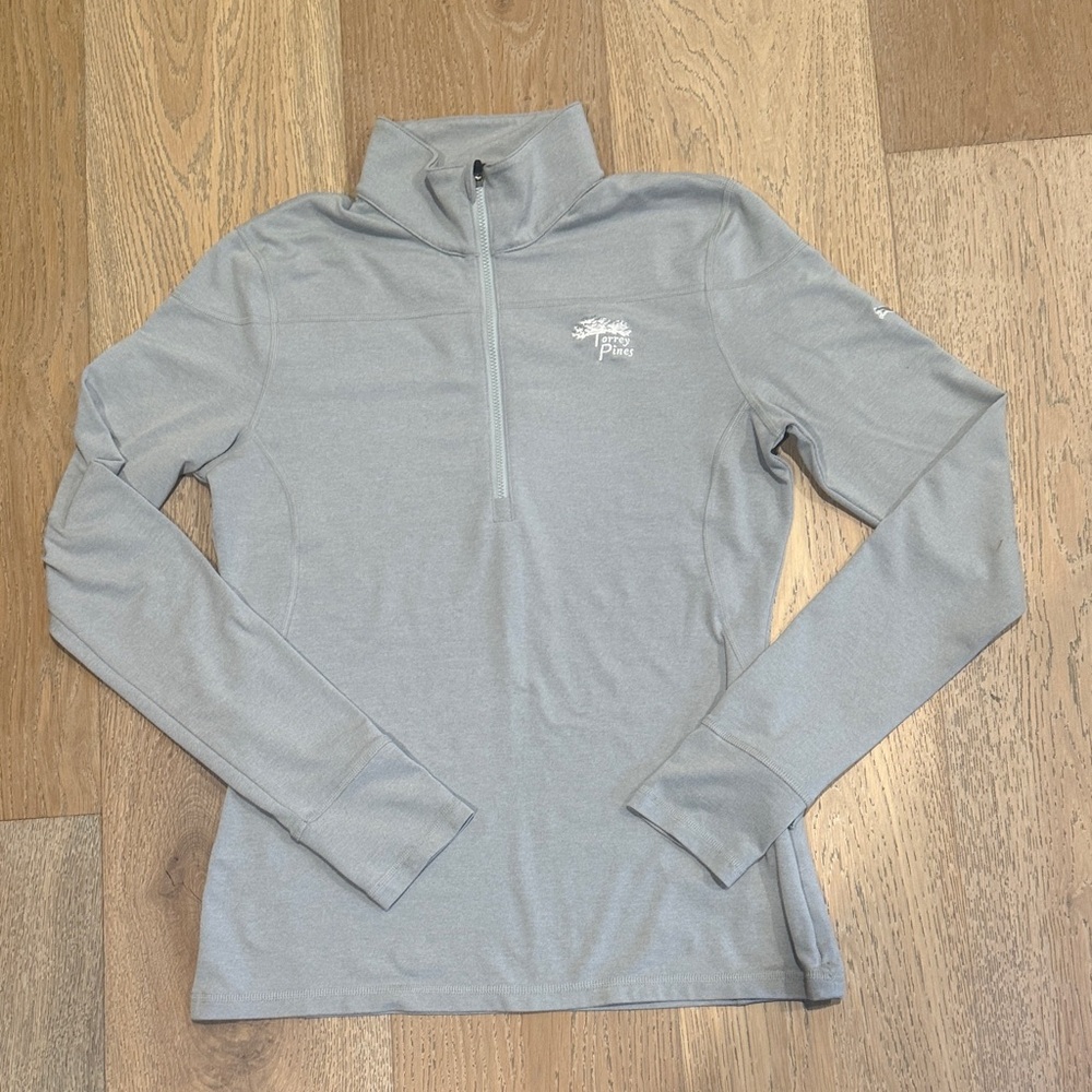 Torrey Pines Puma Women’s Gray Half-Zip Pullover Golf Jacket